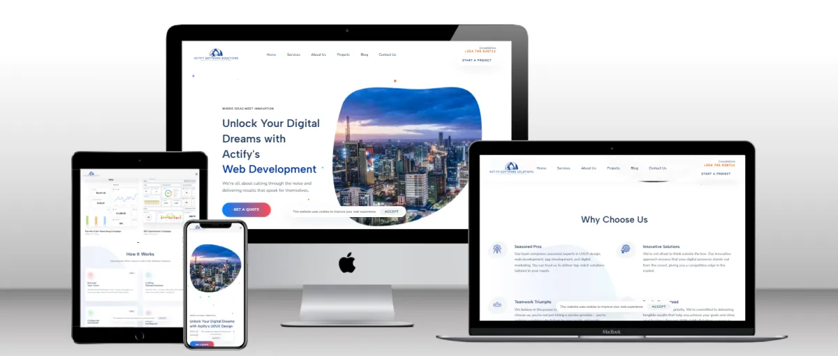 Actify Software Solutions - Tech Agency Portfolio